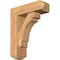 Ekena Millwork Merced Craftsman Smooth Bracket w/ Offset Brace, Western Red Cedar, 5 1/2"W x 16"D x 20"H BKT0604X16X20MRC04SWR - alternate 1